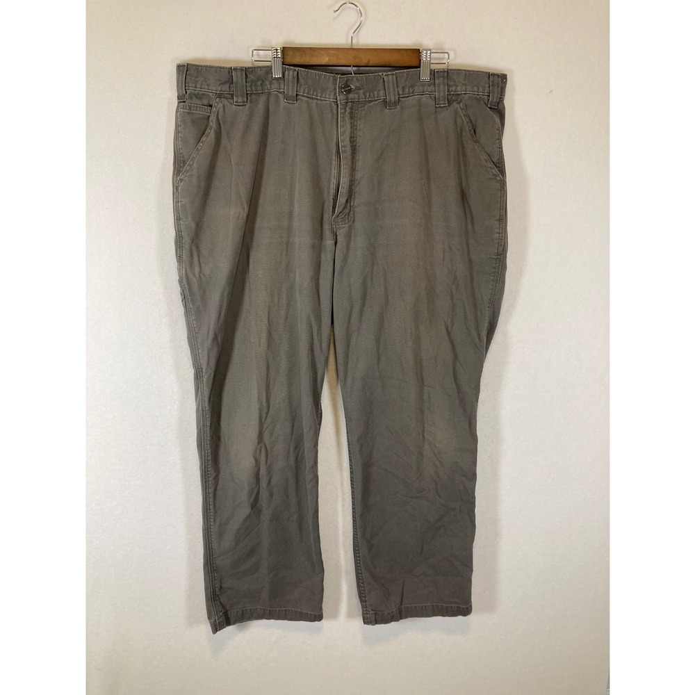 Workwear Carhartt Men 44x32 Shadow Grey Rugged Flex Relaxed Canvas Work Pants